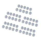 Maxbell 50Pcs M6 Hex Hexagon Dome Bolt Screw Nut Protection Caps Cover M6-10 x 13mm