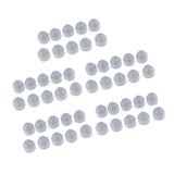 Maxbell 50Pcs M6 Hex Hexagon Dome Bolt Screw Nut Protection Caps Cover M6-10 x 13mm
