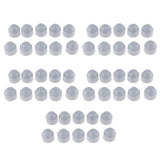 Maxbell 50Pcs M6 Hex Hexagon Dome Bolt Screw Nut Protection Caps Cover M6-10 x 13mm