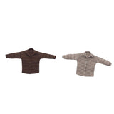 Maxbell 1/6 Scale Male Plaid Shirt Clothing for 12" Action Figure Brown Beige