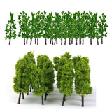 Maxbell 1:200 Green Pine Trees Model Street Train Railway Landscape Scenery Layout