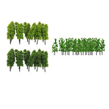 Maxbell 1:200 Green Pine Trees Model Street Train Railway Landscape Scenery Layout