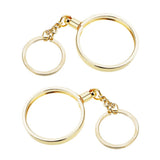 Maxbell 2pcs Coin keyring Pendant Keychain Commemorative Coin Keyring Gift 40mm