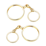 Maxbell 2pcs Coin keyring Pendant Keychain Commemorative Coin Keyring Gift 40mm