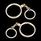 Maxbell 2pcs Coin keyring Pendant Keychain Commemorative Coin Keyring Gift 40mm