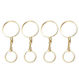 Maxbell 4pcs Coin keyring Pendant Keychain Commemorative Coin Keyring Gift 40mm