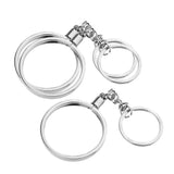 Maxbell 3pcs Coin keyring Pendant Keychain Commemorative Coin Key ring Creative Gift