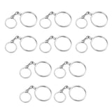Maxbell 10pcs Coin keyring Pendant Keychain Commemorative Coin Keyring Creative Gift