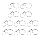 Maxbell 10pcs Coin keyring Pendant Keychain Commemorative Coin Keyring Creative Gift