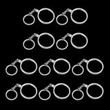 Maxbell 10pcs Coin keyring Pendant Keychain Commemorative Coin Keyring Creative Gift