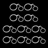 Maxbell 10pcs Coin keyring Pendant Keychain Commemorative Coin Keyring Creative Gift