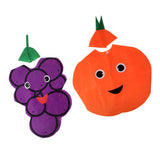 Maxbell Kids One Piece Grape Orange Costume Non-woven Fabric Fruit Party Fancy Dress