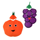 Maxbell Kids One Piece Grape Orange Costume Non-woven Fabric Fruit Party Fancy Dress