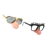 Maxbell Novelty Big Nose Old Man Pig Nose Sunglasses Fancy Dress Party Photo Props