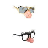 Maxbell Novelty Big Nose Old Man Pig Nose Sunglasses Fancy Dress Party Photo Props