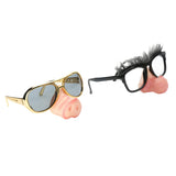 Maxbell Novelty Big Nose Old Man Pig Nose Sunglasses Fancy Dress Party Photo Props