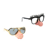Maxbell Novelty Big Nose Old Man Pig Nose Sunglasses Fancy Dress Party Photo Props
