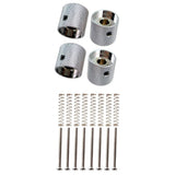 Maxbell Electric Guitar Bass Volume Tone Control Knobs+Humbucker Pickup Frame Screws