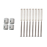 Maxbell Electric Guitar Bass Volume Tone Control Knobs+Humbucker Pickup Frame Screws