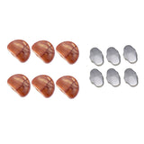 Maxbell 12 Pieces Tuning Pegs Machine Heads Knobs Handle for Guitar Parts