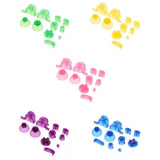 Maxbell 5Pack Handle ABXYZ Button+Thumbsticks D-pad Mod for Nintendo NGC Controller
