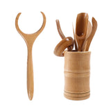 Maxbell 7 Pieces Bamboo Tea Utensils Chinese Gongfu Tea Set Tea Ceremony Tools
