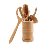 Maxbell 7 Pieces Bamboo Tea Utensils Chinese Gongfu Tea Set Tea Ceremony Tools