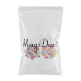 Maxbell 150Pcs Daisy Flower Wooden 2-holes Buttons for Crafts Scrapbooking 15mm 25mm