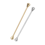 Maxbell 2pcs French Style Barbell Pin Necktie Clip Bar Wedding Party Suit Ornament