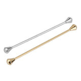 Maxbell 2pcs French Style Barbell Pin Necktie Clip Bar Wedding Party Suit Ornament