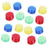 Maxbell 400 Pieces Casino Poker Chips 19mm Bingo Chips Tokens Casino for Card Games