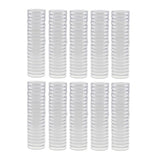 Maxbell 200pcs Clear Round Plastic Coin Capsules Container Storage Holder Case 38mm