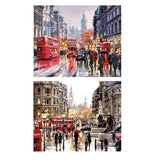 Maxbell 2 Sets Frameless DIY Acrylic Painting By Number Kit Canvas Art Painting