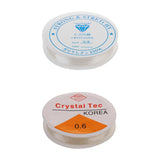 Maxbell 20m Two Size Elastic Thread Stretchy Cord For Jewelry Making 0.6mm+ 0.8mm