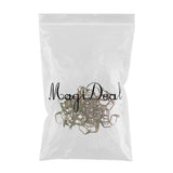 Maxbell 100x Copper, Bronze Color Earring Leverback Earring Findings Coil 17x11x5mm