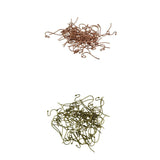 Maxbell 200x Brass French Wire Dot Ball Earring Hook Dangle DIY Making Bronze&Copper