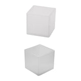 Maxbell 2x Silicone DIY Molds for Resin Jewelry Making Decor Craft Tool Cube 35/65mm