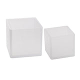Maxbell 2x Silicone DIY Molds for Resin Jewelry Making Decor Craft Tool Cube 35/65mm