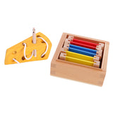 Maxbell Wooden Montessori Toys - Cheese Maze & Color Box, Kids Practical Life Toys