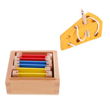 Maxbell Wooden Montessori Toys - Cheese Maze & Color Box, Kids Practical Life Toys