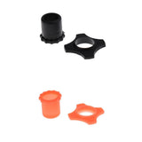 Maxbell 2 Set Wireless Microphone Mic Holder Anti-rolling Protection Rings + Bottoms
