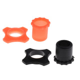 Maxbell 2 Set Wireless Microphone Mic Holder Anti-rolling Protection Rings + Bottoms