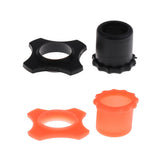 Maxbell 2 Set Wireless Microphone Mic Holder Anti-rolling Protection Rings + Bottoms