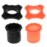 Maxbell 2 Set Wireless Microphone Mic Holder Anti-rolling Protection Rings + Bottoms