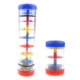 Maxbell 2pcs Colorful Rainmaker Rain Stick Rattle Toy Kids Musical Toys