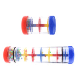 Maxbell 2pcs Colorful Rainmaker Rain Stick Rattle Toy Kids Musical Toys