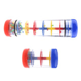 Maxbell 2pcs Colorful Rainmaker Rain Stick Rattle Toy Kids Musical Toys