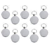 Maxbell 10 Pieces Retractable Badge Reel ID Holder Fishing Lanyard Reel Card Holder