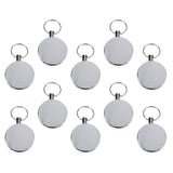 Maxbell 10 Pieces Retractable Badge Reel ID Holder Fishing Lanyard Reel Card Holder