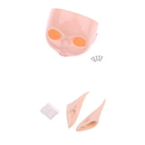 Maxbell 12" Doll Faceplate Backplate Head Elves Pointed Ears Set for RBL Neo Blythe